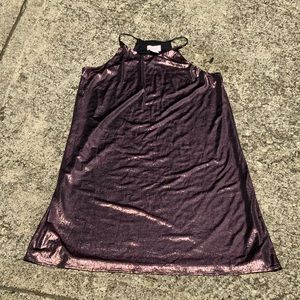 Love...Ady Metallic Shift Dress